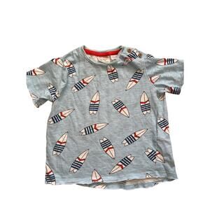 ZARA Surfboard Baby T-Shirt 12-18 mos 🏄‍♂️